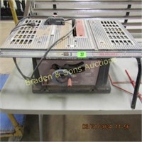 USED BLACK AND DECKER TABLE TOP TABLE SAW