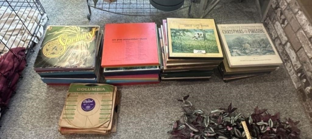 Large Lot of Vintage Vinyl Record Albums