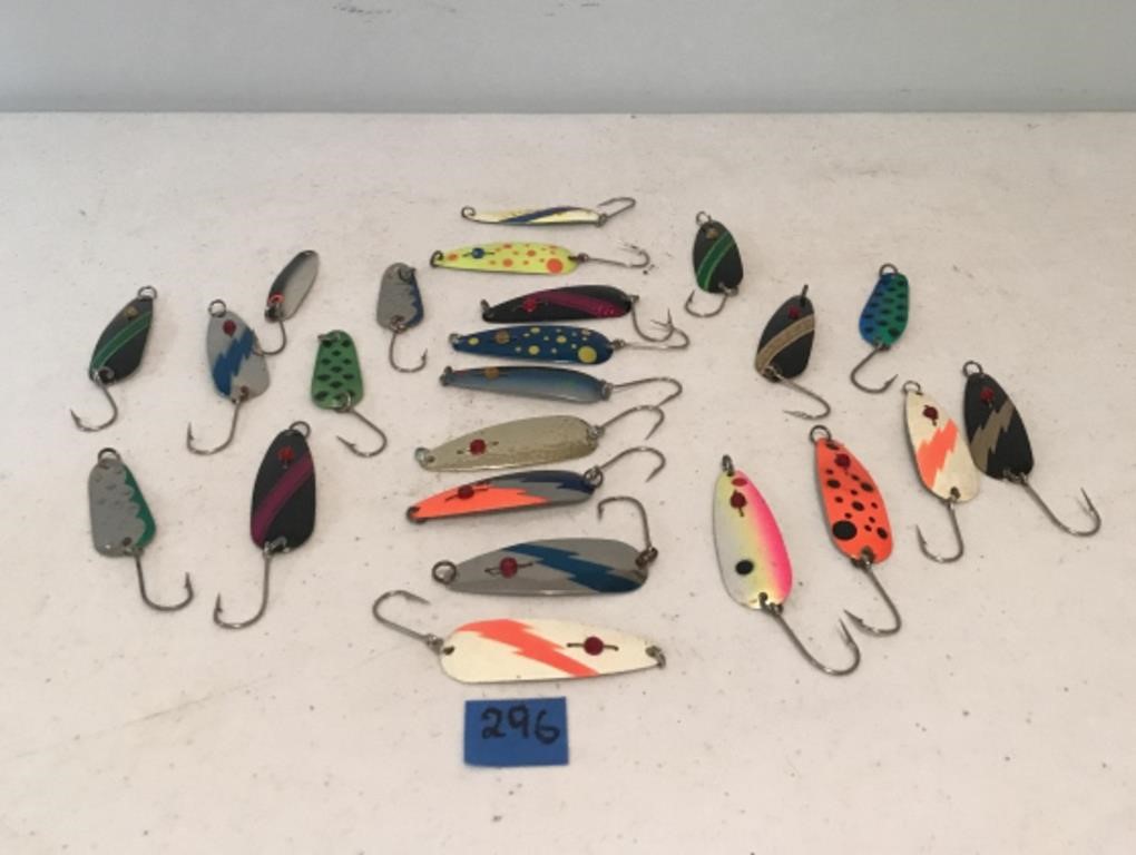 Assorted Spoon Lures - 2 to 4"L