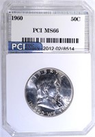 1960 FRANKLIN HALF DOLLAR PCI SUPERB