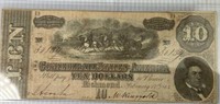 Feb 17th, 1864 Richmond Ten Dollar