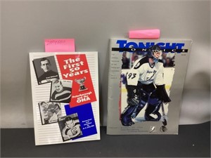 Autographed hockey books