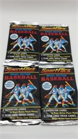 Sportflics Magic Motion Baseball Cards lot of 4