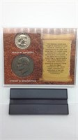 Susan B/D. Eisenhower Tribute Coin Set