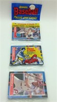 Donruss Baseball puzzle and Cards Value pack