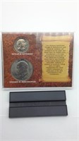 Susan B/D. Eisenhower Tribute Coin Set