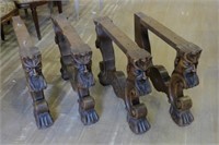 Gothic Mask Carved Table Legs.