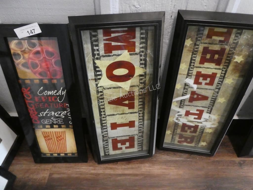 Movie theater signs - 3 total