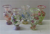 5 Painted Vases
