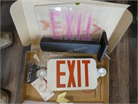 2 exit signs