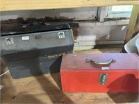 (2) Metal Locking Toolboxes