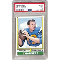 1974 Topps Johnny Unitas Psa 7