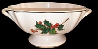 Vintage Teleflora Holiday Bowl