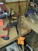 Assorted bar clamps