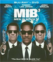 New Sealed Pack Blu Ray + DVD Men in Black 3