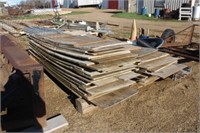 2 Piles Plywood Form Scraps