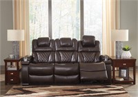 Ashley Warnerton PWR Reclining Sofa w/Adj HR