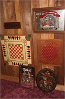 Vintage Game Boards & Advertising Pictures