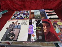 (10)Vintage vinyl Lp record albums.