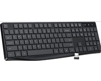 Wireless ergonomic Computer Keyboard