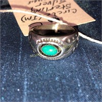 Silver and Turquoise Ring