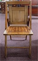 Vintage Wood Chair Fold Up 16 X 17 X31"