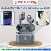 SKULLCANDY INDY EVO WIRELESS EARBUDS (MSP:$100)