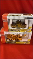 2  DIE CAST COMPACT ROAD CONSTRUCTION TOY MODELS