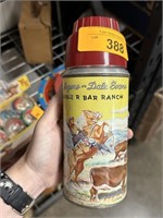 VTG ROY ROGERS & DALE EVANS DBL R BAR RACH THERMOS