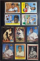 (10) Willie Mays Baseball Cards Mint