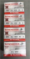 60 rnds Winchester 20ga 2 3/4" Buckshot