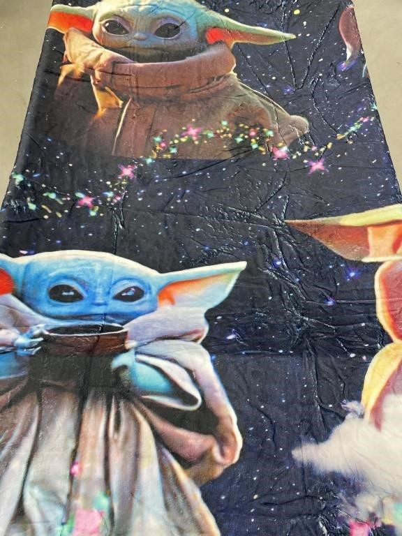 Star Wars baby Yoda throw blanket 5x4ft