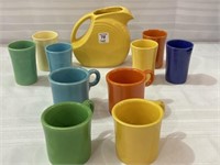 Group of Fiestaware Including Juice Pitcher (6