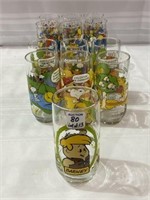 Lot of 13 Various Cartoon Character Glasses