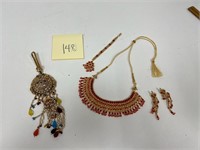 Vintage Ethnic Necklace Jewelry