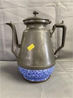 European Enameled Teapot