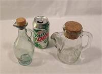 Small Vase and Vinegar Bottle