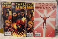 Marvel Comics- Captain Britain and Captain Marvel