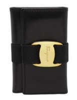 Ferragamo Small Black Key Case