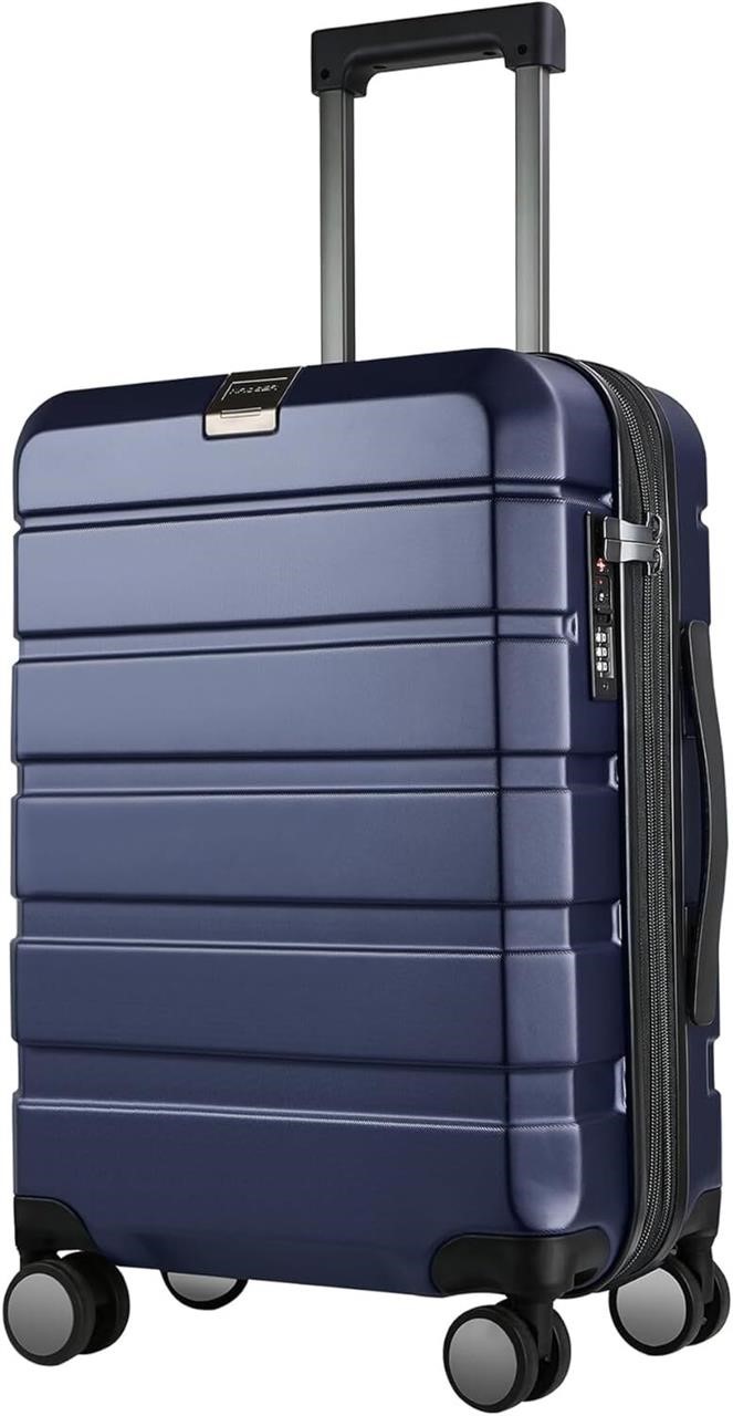 KROSER Carry-On Luggage  20-Inch  Navy