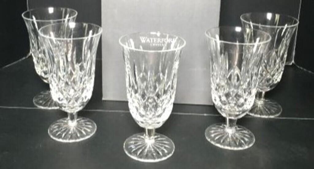 Waterford Crystal Stem Water Goblets
