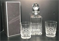 Tiffany Crystal Decanter & Waterford  Whiskey