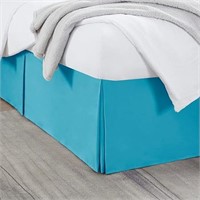 Nestl Beach Blue Twin Bed Skirt - Twin Size Bed