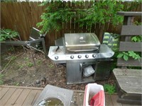 BBQ GRILL AND STAINLESS BENCHES