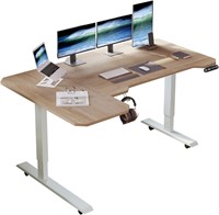 L-Shaped 59" Electric Standing Desk