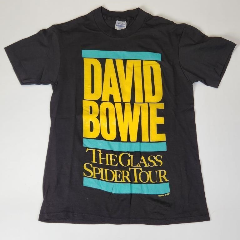 1987 DAVID BOWIE GLASS SPIDER TOUR CONCERT SHIRT