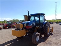New Holland TS115A Tractor W/ Flail Mower