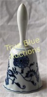 Blue Floral Bell Stamped Blue Danabe Design 99183