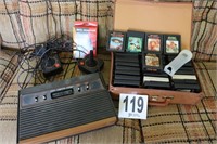Vintage Atari Game System with Games(R1)