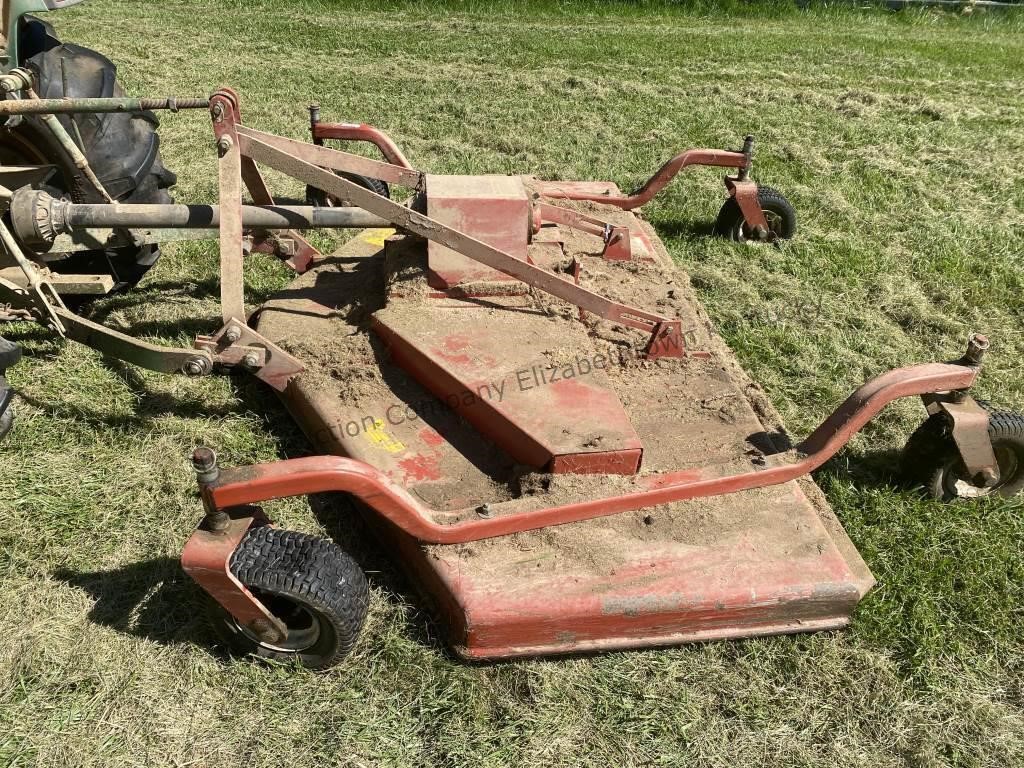 7 foot finishing mower. 3 point hitch. Tractor